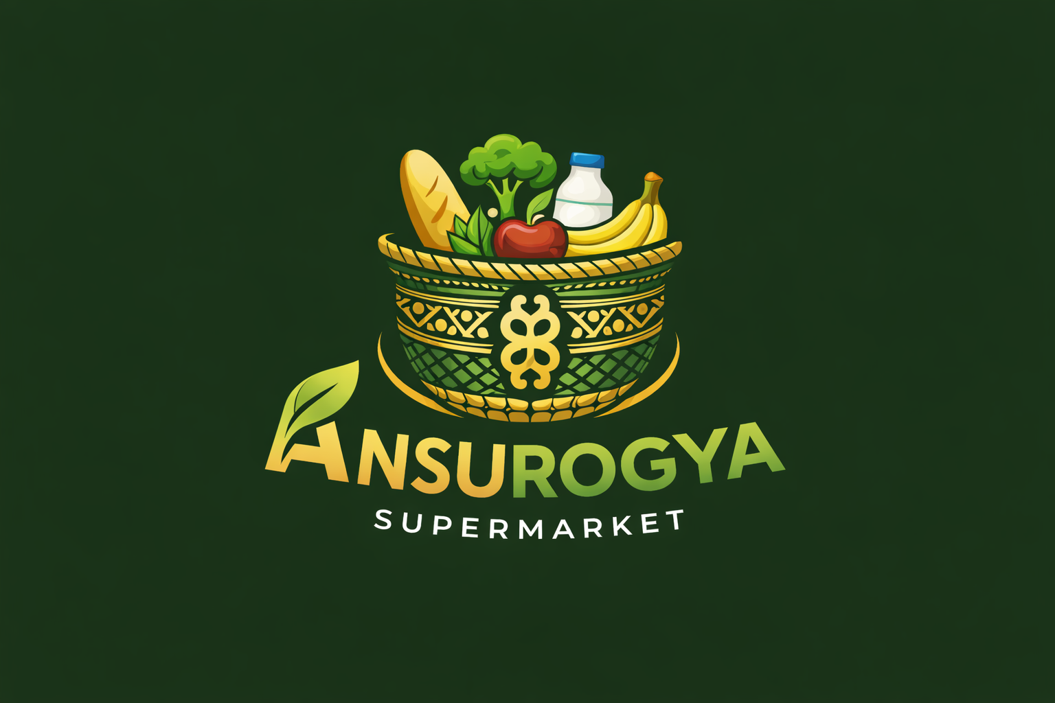 Ansurogya Supermarket logo